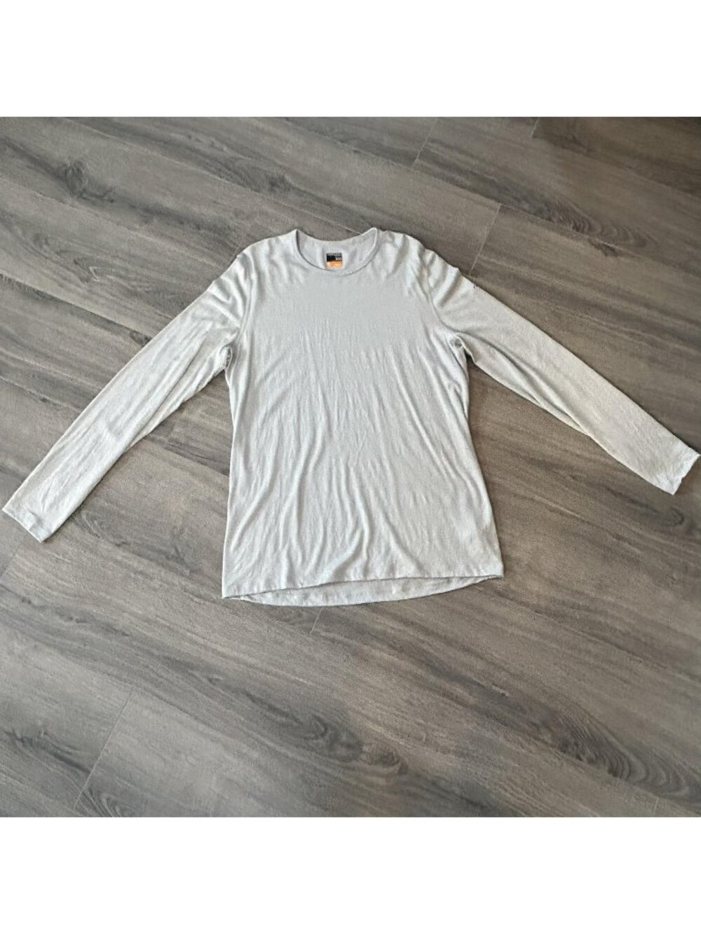 Icebreaker Shirt Mens XL Gray Merino 200 Long Sleeve Thermal Base Layer